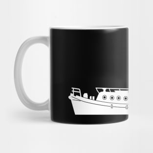 Fishing Trawler Silhouette Mug